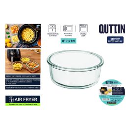 Molde de vidrio redondo para Airfryer 19.5 cm Quttin - Inde (12 Unidades)