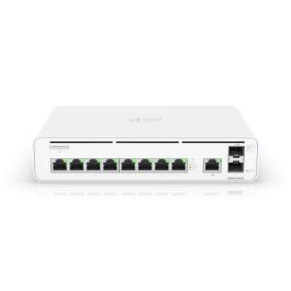 Ubiquiti (2) 10G SFP+ ports, (9) GbE RJ45 ports, 1U, 210.4 x 140.2 x 43.7 mm Ubiquiti (2) 10G SFP+ ports, (9) GbE RJ45 ports, 1U, 210.4 x 140.2 x 43.7 mm