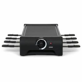 Livoo Raclette para 8 personas DOC312 1300W con Bandeja Grill Antihaderente Extraíble y Termostato Regulable