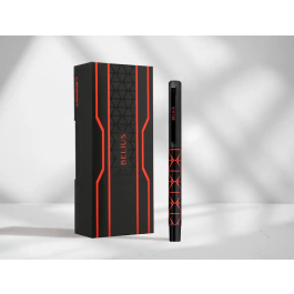 Belius Legacy Boligrafo Aluminio Diseño Triángulo Rojo Cuerpo Negro Tinta Azul Caja Diseño