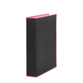 Pardo Carpeta negra de anillas con borde neón 2x25mm a4 pp rosa sueltas Precio: 3.95000023. SKU: B15RM35KYN