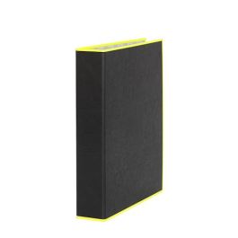 Pardo Carpeta Anillas 2x25 mm A4 Forrado Negro Soft Con Borde Neon Amarillo Precio: 3.95000023. SKU: B14QR72WCP