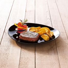 Plato Steak Vidrio Friends Time Luminarc 30x26 cm