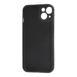 Carcasa negra de plástico soft touch para iphone 13