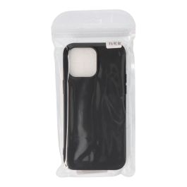 Carcasa negra de plástico soft touch para iphone 14 pro max
