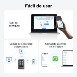 Ugreen NASync DXP2800 NAS 2 Bahías, Intel N100, 8GB DDR5, Compacto