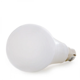 Bombilla LED B22 5W 421Lm 2700K Bayoneta 40.000H [GR-ED-B3-B22-5W-WW] Esférica Aluminio/PC