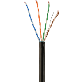 Gembird Cable de Red LAN CAT5e FTP Blindado Exterior con Relleno de Gel Resistente al Agua, Conductores de Cobre Sólidos, 305m, Negro Precio: 170.69000036. SKU: B1DWJTTFC9