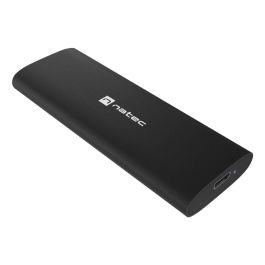 NATEC NKZ-2286 Caja Externa para Unidad de Estado Sólido (SSD) M.2, 10 Gbit/s USB Tipo C, 10 TB Max., Negra