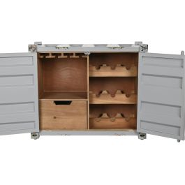 Botellero Vintage DKD Home Decor Gris 41 x 64 x 77 cm Botellero Vintage DKD Home Decor Gris 41 x 64 x 77 cm