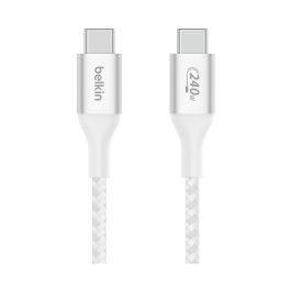 Belkin CAB015bt1MWH Cable USB-C a USB-C 1m Blanco Carga Rápida Precio: 46.95000013. SKU: B16SLMG443