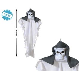 Figura Esqueleto Colgante con Capa Blanca y Negra de 40x25 cm, ideal para decoración de eventos terroríficos y fiestas temáticas Precio: 1.49999949. SKU: B13V2MD46W