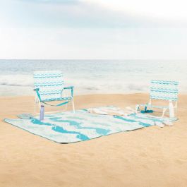 Toalla de Playa Aktive PEVA 200 x 1 x 150 cm (6 Unidades)