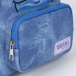 Mochila Casual Stitch Azul