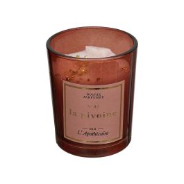 Home Deco Factory Vela Perfumada Piedras Colección Apothicaire - Aromas Peonía, Almendra, Higo - 6,5 cm