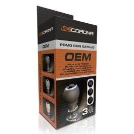 Abc POM30165 Pomo Oem Corto Piel Negra Gatillo 27 mm