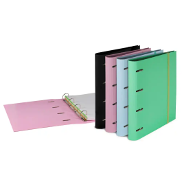 Pardo Carpeta con Recambio Din A4 Cartón Forrado 4 Anillas 35 mm Minimal Expositor 8 Unidades Precio: 99.6900003. SKU: B13JXM4WEW