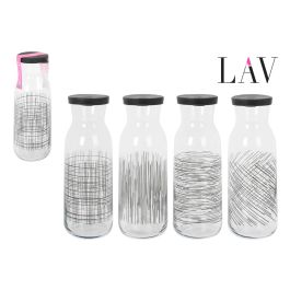 Botella decorativa 1.2L con tapón negro LAV (12 Unidades) Precio: 31.50000018. SKU: B1JGTM4BVB