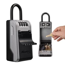 Master Lock MAS3520190945303 Caja de llaves exterior con mango flexible, Alta Seguridad, Gran Capacidad, Nuevo diseño, 19,6 x 7,6 x 5,6 cm