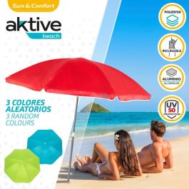 Sombrilla Aktive 180 x 193 x 180 cm 180 x 180 x 180 cm 180 x 196 x 180 cm (12 Unidades)