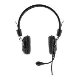 BLUESTORK MC201 Auriculares con Micrófono Flexible y Reducción de Ruido. Compatibles PC, Mac, Smartphone, Tablet. Conector 3.5mm.