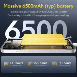 POCO F7 5G Smartphone 17.4 cm (6.83") Android 15 12 GB RAM 256 GB Negro