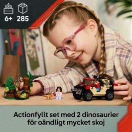 Lego Set de Construcción Jurassic World Velociraptor 76972, 285 Piezas, Juego para Niños