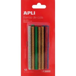 Cola Termofusible En Barra Apli Glitter Colores Blister De 12 Precio: 2.629935. SKU: B16HFHBMPC