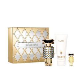 Rabanne Fame Set de Regalo para Mujer | Eau de Parfum 80ml + Loción Corporal 100ml + Miniatura 4ml (3 Piezas) Precio: 103.4999999. SKU: B176NA545M