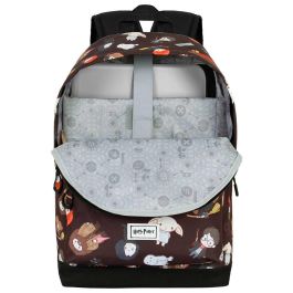 Harry Potter Mochila HS FAN 2.0 Cute Negro - Urbana Ligera con Compartimento Único Harry Potter Mochila HS FAN 2.0 Cute Negro - Urbana Ligera con Compartimento Único