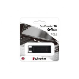 KINGSTON DT70/64GB Pendrive USB-C 64GB 3.2 Gen 1 Negro