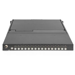 Digitus Consola KVM LCD 17" HD 1920x1080, 16 puertos HDMI, Teclado US QWERTY