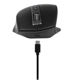 NGS Blur-Rb Ratón Inalámbrico Multidispositivo Bluetooth Recargable Láser 2.4GHz USB-A/USB-C, BT4.0, DPI Ajustable 800/1600/3200, 6 Botones, Ergonómico Diestro, Plug and Play