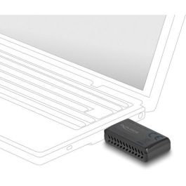 DELOCK Adaptador Wi-Fi 6 Dualband AX1800 USB 1201 + 574mbps Inalámbrico Negro
