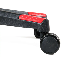 Q-connect Silla Gaming Orvieto Simil Piel Negro Rojo Alt Max 1200mm Ancho 650mm Profundo 650mm Ruedas Premium