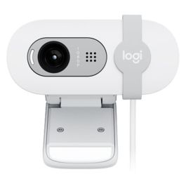 Logitech Webcam Brio 100 Blanco Full HD 1080p USB Plug and Play con Tapa de Privacidad Integrada