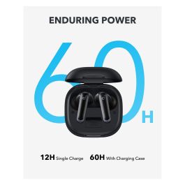Anker Soundcore P40i Auriculares Inalámbricos Bluetooth 5.3 IPX5 Negro, 60h de Autonomía, Resistente al Sudor para Llamadas, Música, Deporte y Uso Diario