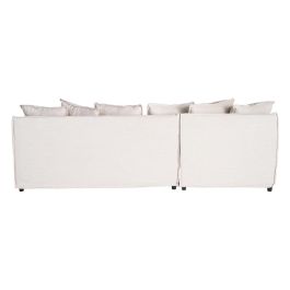 Sofá Chaise Longue Beige Dm-Tejido Salón 254 X 158 X 84 cm