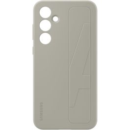 Samsung Funda Standing Grip para Galaxy A55 5G, Carcasa protectora con soporte de sobremesa, Resistente a golpes y rayones, Gris