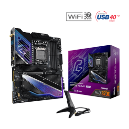 ASRock MK X870E NOVA WiFi Placa Base ATX AMD X870E Socket AM5 DDR5 Wi-Fi 7 90-MXBPX0-A0UAYZ