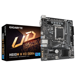 GIGABYTE H610M H V3 Intel 1700 DDR4 HDMI PCIe 4.0 4SATA3 USB3.2 Micro ATX Precio: 66.68999942. SKU: B18E7S5GHW