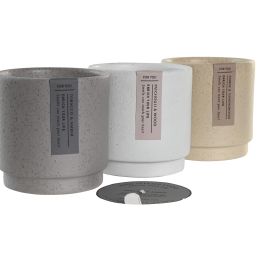 DKD Home Decor Vela Urban Cuadrada Cera y Gres para Decoración Hogar 9x9x9 cm Surtido Beige, Blanco, Gris - Pack 6 Unidades Perfumadas Precio: 55.89000043. SKU: B197BWRTAV