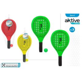 Color Baby Palas de Playa de Madera Neon Colors 20.5x0.5x39.5cm - Modelos Surtidos