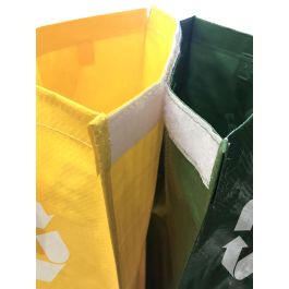 Confortime Bolsa Rafia Reciclaje Vidrio 44 x 32 x 0.5 cm (24 Unidades)