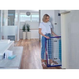 Leifheit PEGASUS 200 Tendedero de Ropa Confort - 20m Colgado, Alas 107cm, 2 Soportes Pequeños, 167x66x87cm