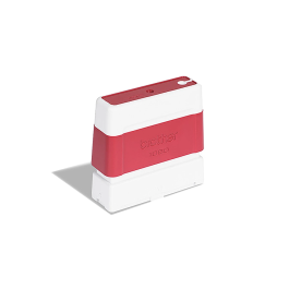 Brother Sello automático 10 mm x 60 mm rojo