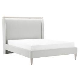 Cama Home ESPRIT Gris claro 196 x 223 x 135 cm