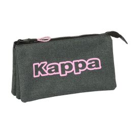 Portatodo Triple Kappa Silver pink Gris 22 x 12 x 3 cm