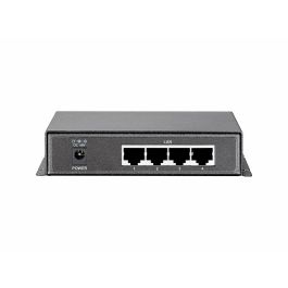 LevelOne GEP-0520 Switch Gigabit Ethernet de 5 puertos 4xPoE+ 61.6W 802.3af para red local
