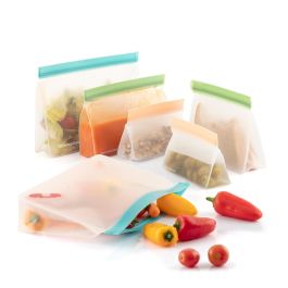 Set de Bolsas Reutilizables Herméticas Zags InnovaGoods 6 Unidades Set de Bolsas Reutilizables Herméticas Zags InnovaGoods 6 Unidades